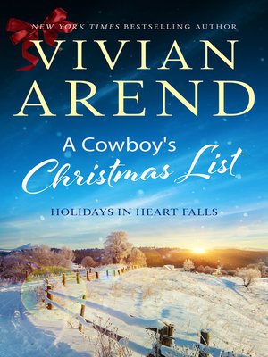 cover image of A Cowboy's Christmas List